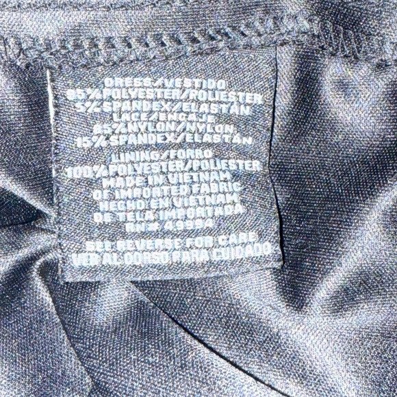 R&M Richards Dress Womens 22W Black Sleeveless Beaded Ruched Formal Gown Evening - Picture 8 of 9